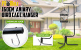darrahopens Pet Care > Bird Paw Mate Bird Cage Hanger Stand Parrot Aviary Solo 160cm