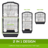 darrahopens Pet Care > Bird Paw Mate Bird Cage Parrot Aviary Veer 2IN1 Design 92cm