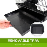 darrahopens Pet Care > Bird Paw Mate Bird Cage Parrot Aviary Veer 2IN1 Design 92cm