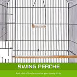 darrahopens Pet Care > Bird Paw Mate Bird Cage Parrot Aviary Veer 2IN1 Design 92cm