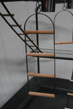 Darrahopens Pet Care > Bird XXL Bird Cage Parrot Playpen Gym Toy Stand With Swing Ladders On Wheels