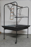 Darrahopens Pet Care > Bird XXL Bird Cage Parrot Playpen Gym Toy Stand With Swing Ladders On Wheels