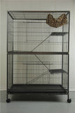 Darrahopens Pet Care > Bird YES4PETS 2 X Platforms & 2 X Ladders For 140 cm Ferret Parrot Cat Bird Cage