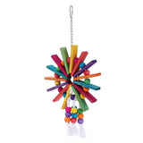 Darrahopens Pet Care > Bird YES4PETS 4 X Assorted Wood Large Hanging Swing Bird Parrot Parakeet Cockatiel Budgie Toys