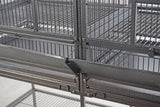 Darrahopens Pet Care > Bird YES4PETS XL 184 cm Bird Cage Pet Parrot Aviary  Perch Castor Wheel Removable Divider