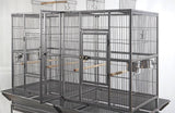 Darrahopens Pet Care > Bird YES4PETS XL 184 cm Bird Cage Pet Parrot Aviary  Perch Castor Wheel Removable Divider