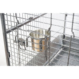Darrahopens Pet Care > Bird YES4PETS XL Bird Cage Pet Parrot Aviary with Perch & Feeder