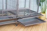 Darrahopens Pet Care > Bird YES4PETS XXXL 185 cm Bird Cage Pet Parrot Aviary  Perch Castor Wheel Removable Divider