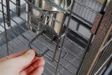 Darrahopens Pet Care > Bird YES4PETS XXXL 185 cm Bird Cage Pet Parrot Aviary  Perch Castor Wheel Removable Divider