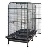 Darrahopens Pet Care > Bird YES4PETS XXXL 185 cm Bird Cage Pet Parrot Aviary  Perch Castor Wheel Removable Divider