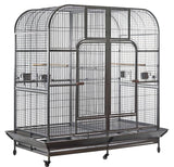 Darrahopens Pet Care > Bird YES4PETS XXXL 185 cm Bird Cage Pet Parrot Aviary  Perch Castor Wheel Removable Divider