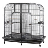 Darrahopens Pet Care > Bird YES4PETS XXXL 185 cm Bird Cage Pet Parrot Aviary  Perch Castor Wheel Removable Divider