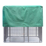 Darrahopens Pet Care > Bird YES4PETS XXXXL Walk-in Bird Cat Dog Cage Pet Parrot Aviary  Perch Castor Wheel 219x158x203cm With Green Cover