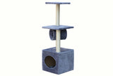 Darrahopens Pet Care > Cat Supplies 112 cm Grey Cat Kitten Scratching Post Tree Scratcher Pole