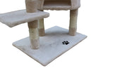 Darrahopens Pet Care > Cat Supplies 120 cm Multi level Cat Kitten Scratching Post Tree-Beige