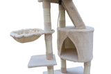 Darrahopens Pet Care > Cat Supplies 120 cm Multi level Cat Kitten Scratching Post Tree-Beige