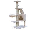 Darrahopens Pet Care > Cat Supplies 120 cm Multi level Cat Kitten Scratching Post Tree-Beige