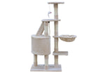 Darrahopens Pet Care > Cat Supplies 120 cm Multi level Cat Kitten Scratching Post Tree-Beige