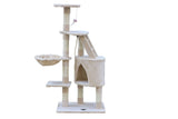 Darrahopens Pet Care > Cat Supplies 120 cm Multi level Cat Kitten Scratching Post Tree-Beige