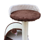 Darrahopens Pet Care > Cat Supplies 50 cm Cat Scratching Post Tree Scratching Pole Climbing Post-Brown