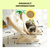 Darrahopens Pet Care > Cat Supplies Cat Bed Elevated Floor Standing Chair Resting Pet Furniture