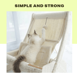 Darrahopens Pet Care > Cat Supplies Cat Bed Elevated Floor Standing Chair Resting Pet Furniture