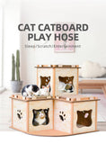 Darrahopens Pet Care > Cat Supplies Cat Cardboard House Tower Condo Scratcher Pet Post Pad Mat Furniture