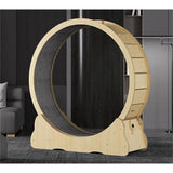 Darrahopens Pet Care > Cat Supplies Cat Running Wheel w/ Carpet Runway Cat Exercise Wheel for Fitness Cat Treadmill