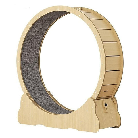 Darrahopens Pet Care > Cat Supplies Cat Running Wheel w/ Carpet Runway Cat Exercise Wheel for Fitness Cat Treadmill