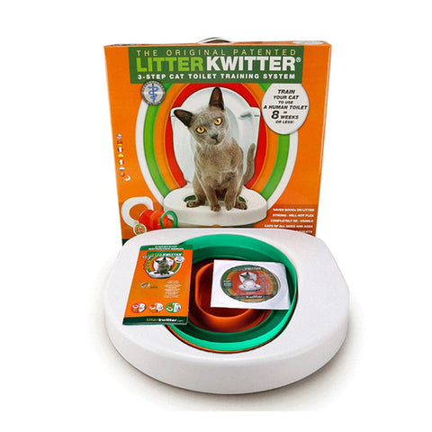 darrahopens Pet Care > Cat Supplies Cat Toilet Training System 3 Step Litter Kwitter Pet Training DVD Instruction