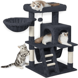 Darrahopens Pet Care > Cat Supplies Floofi 104cm Plush Cat Condo Cat Tree Dark Grey FI-CT-168-ZZ