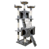 Darrahopens Pet Care > Cat Supplies Furtastic 170cm Cat Tree Scratching Post - Silver Grey