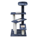 darrahopens Pet Care > Cat Supplies i.Pet Cat Tree 100cm Trees Scratching Post Scratcher Tower Condo House Furniture Wood Steps