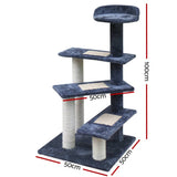 darrahopens Pet Care > Cat Supplies i.Pet Cat Tree 100cm Trees Scratching Post Scratcher Tower Condo House Furniture Wood Steps