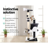 darrahopens Pet Care > Cat Supplies i.Pet Cat Tree 112cm Trees Scratching Post Scratcher Tower Condo House Furniture Wood