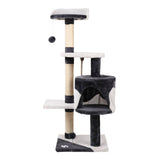 darrahopens Pet Care > Cat Supplies i.Pet Cat Tree 112cm Trees Scratching Post Scratcher Tower Condo House Furniture Wood