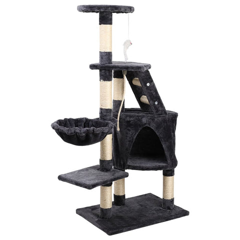 darrahopens Pet Care > Cat Supplies i.Pet Cat Tree 120cm Trees Scratching Post Scratcher Tower Condo House Furniture Wood Multi Level