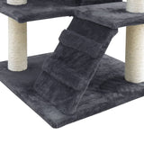 darrahopens Pet Care > Cat Supplies i.Pet Cat Tree 134cm Trees Scratching Post Scratcher Tower Condo House Furniture Wood Grey