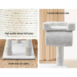 darrahopens Pet Care > Cat Supplies i.Pet Cat Tree 141cm Trees Scratching Post Scratcher Tower Condo House Furniture Wood Beige