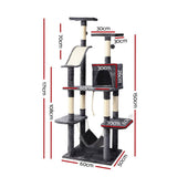 darrahopens Pet Care > Cat Supplies i.Pet Cat Tree 171cm Trees Scratching Post Scratcher Tower Condo House Furniture Wood