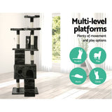 darrahopens Pet Care > Cat Supplies i.Pet Cat Tree 180cm Trees Scratching Post Scratcher Tower Condo House Furniture Wood