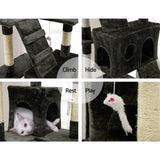 darrahopens Pet Care > Cat Supplies i.Pet Cat Tree 180cm Trees Scratching Post Scratcher Tower Condo House Furniture Wood