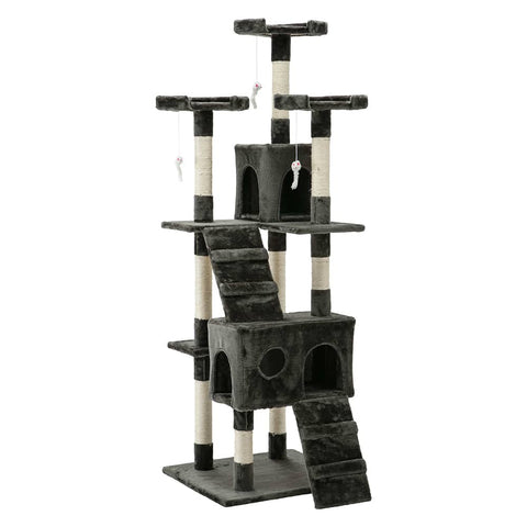 darrahopens Pet Care > Cat Supplies i.Pet Cat Tree 180cm Trees Scratching Post Scratcher Tower Condo House Furniture Wood