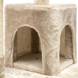 darrahopens Pet Care > Cat Supplies i.Pet Cat Tree 180cm Trees Scratching Post Scratcher Tower Condo House Furniture Wood Beige