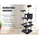 darrahopens Pet Care > Cat Supplies i.Pet Cat Tree 184cm Trees Scratching Post Scratcher Tower Condo House Furniture Wood