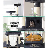 darrahopens Pet Care > Cat Supplies i.Pet Cat Tree 184cm Trees Scratching Post Scratcher Tower Condo House Furniture Wood