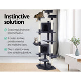 darrahopens Pet Care > Cat Supplies i.Pet Cat Tree 203cm Trees Scratching Post Scratcher Tower Condo House Furniture Wood