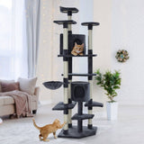 darrahopens Pet Care > Cat Supplies i.Pet Cat Tree 203cm Trees Scratching Post Scratcher Tower Condo House Furniture Wood