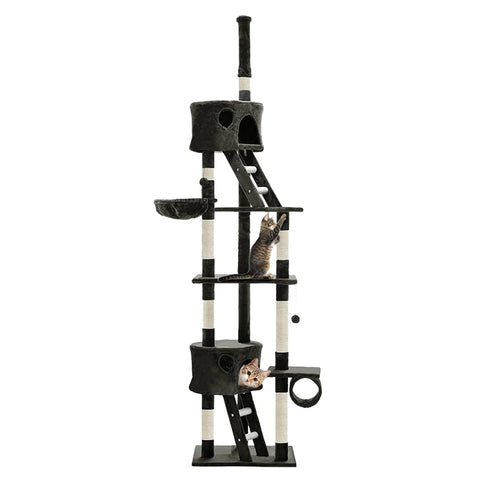 darrahopens Pet Care > Cat Supplies i.Pet Cat Tree 260cm Trees Scratching Post Scratcher Tower Condo House Furniture Wood