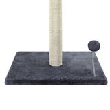 darrahopens Pet Care > Cat Supplies i.Pet Cat Tree Scratching Post Scratcher Tower Condo House Hanging toys Grey 105cm